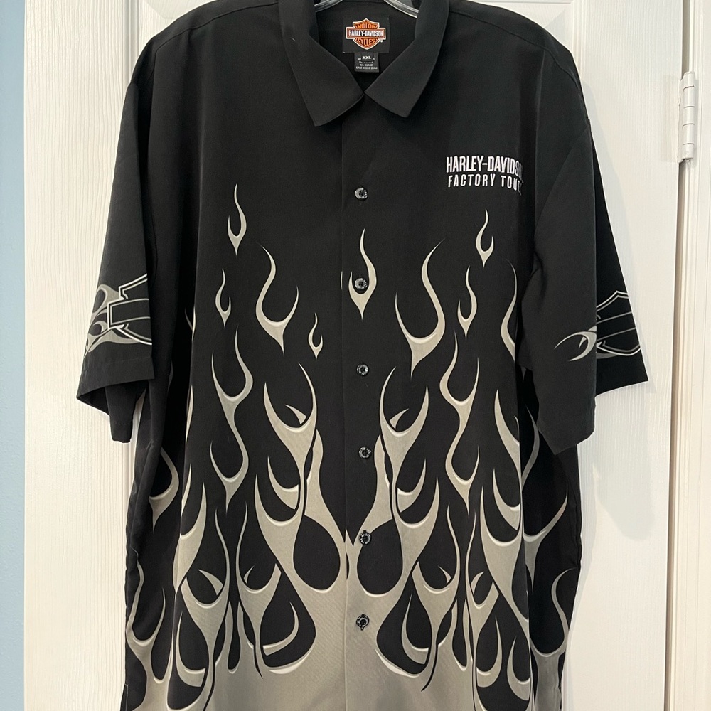 Harley Davidson button down. From the factory in York, Pennsylvania.